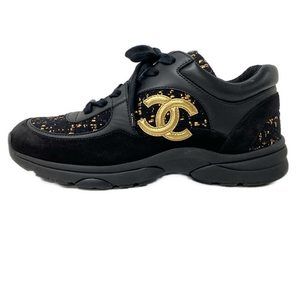 Sneakers Suede Nylon Tweeds